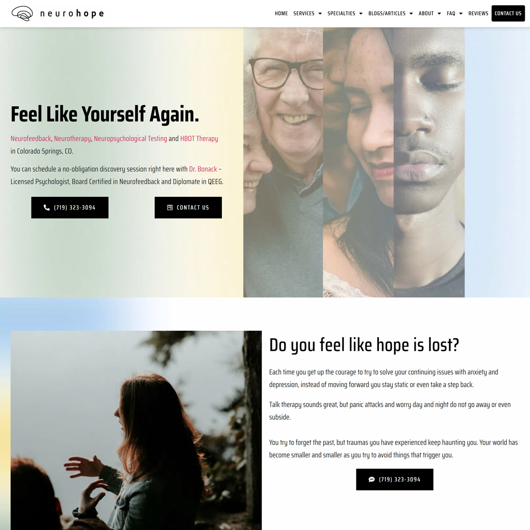 Neuro Hope Psychotherapy Images