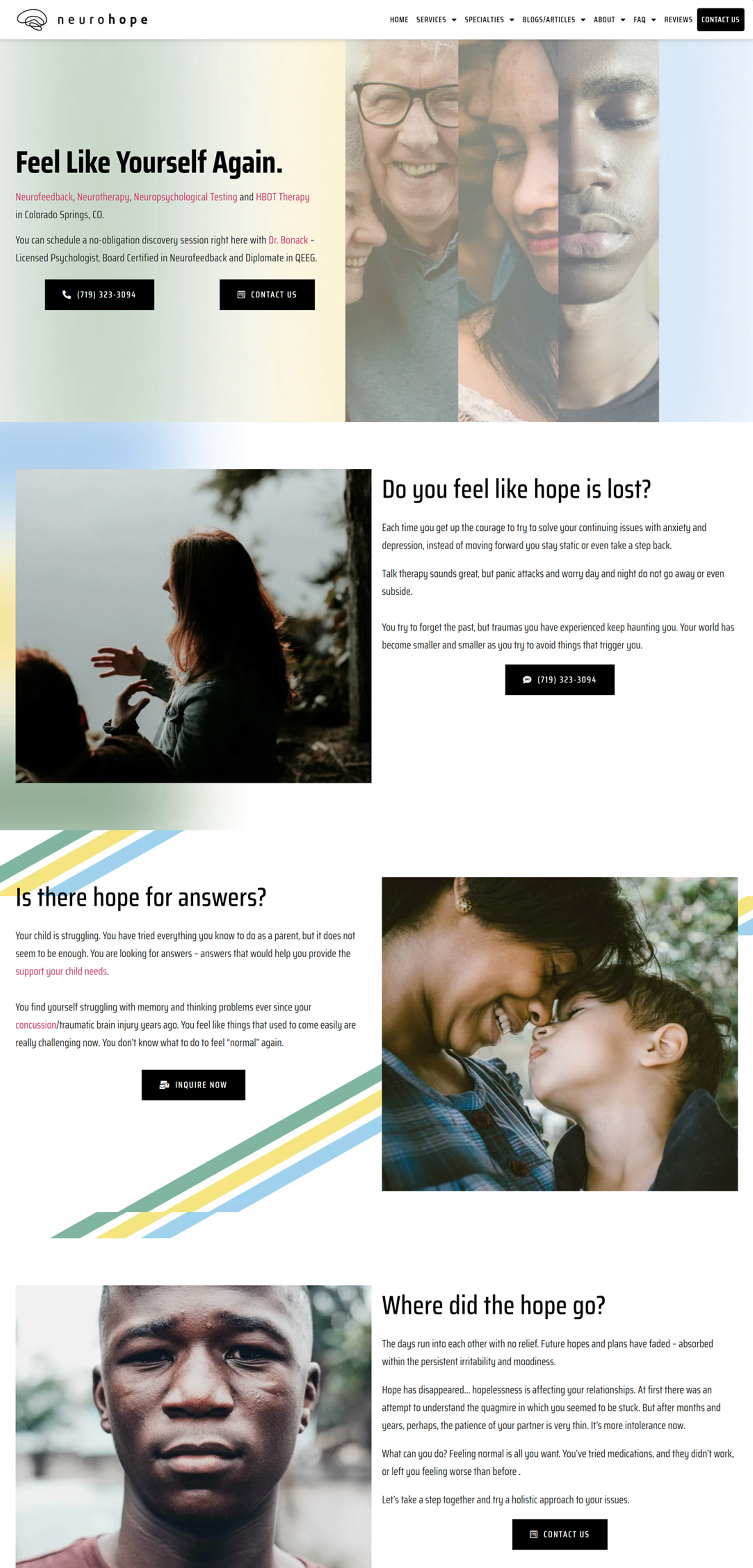 Neuro Hope Psychotherapy Images