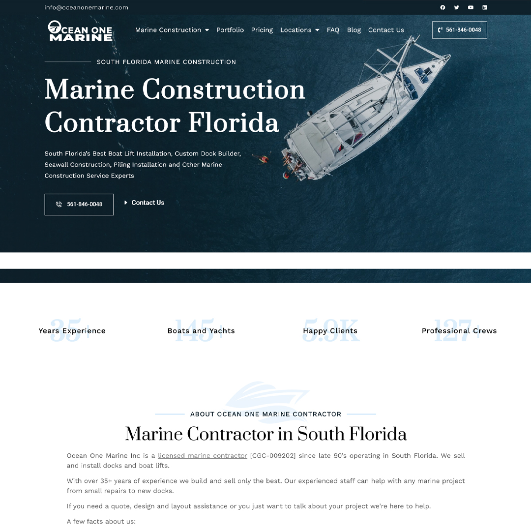 Ocean One Marine Boat Lifts Images