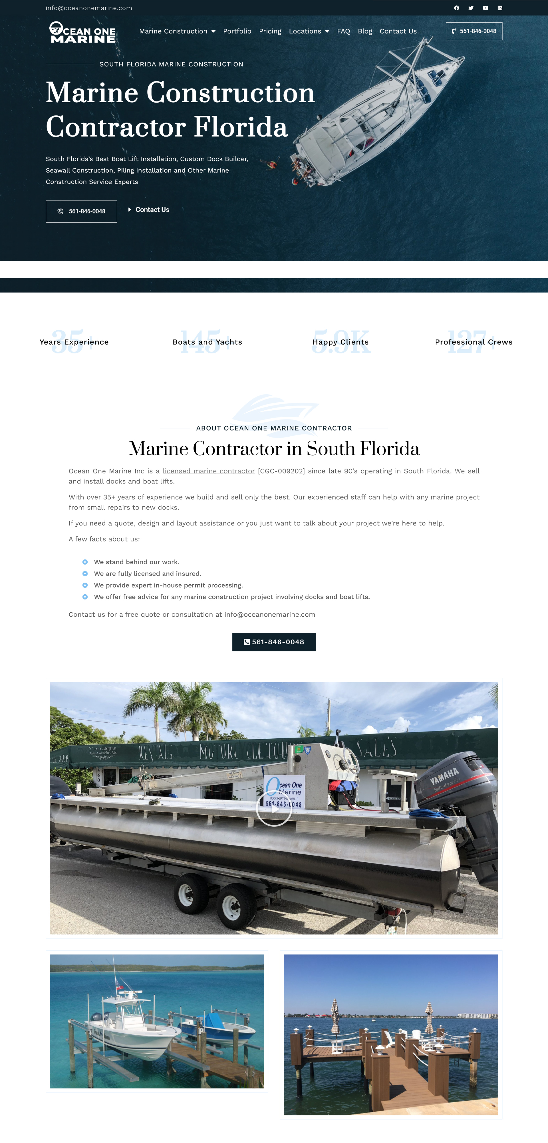 Ocean One Marine Boat Lifts Images