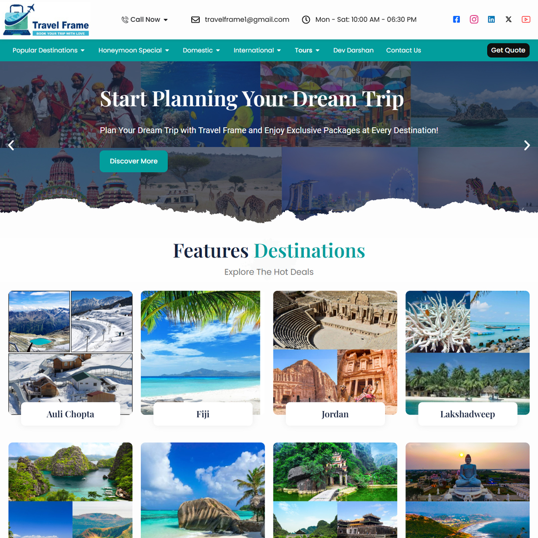 Travel Frame Images